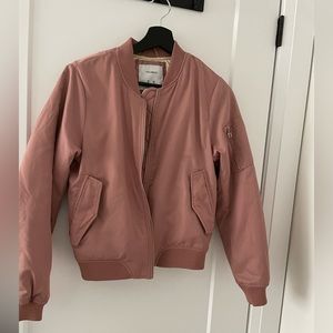 Pull & Bear Pink Bomber Jacket